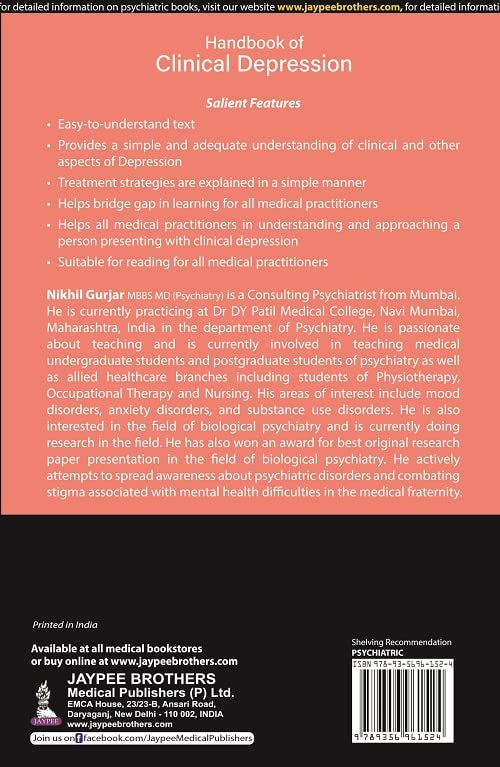 HANDBOOK OF CLINICAL DEPRESSION - Retail Maharaj