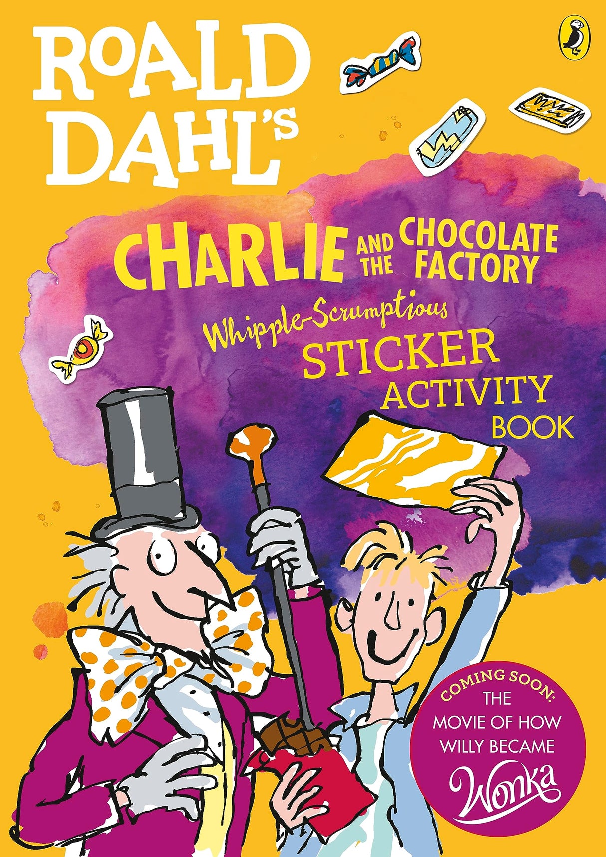 Roald Dahl's Charlie and the Chocolate Factory Whipple-Scrumptious Sticker Activity Book - Retail Maharaj