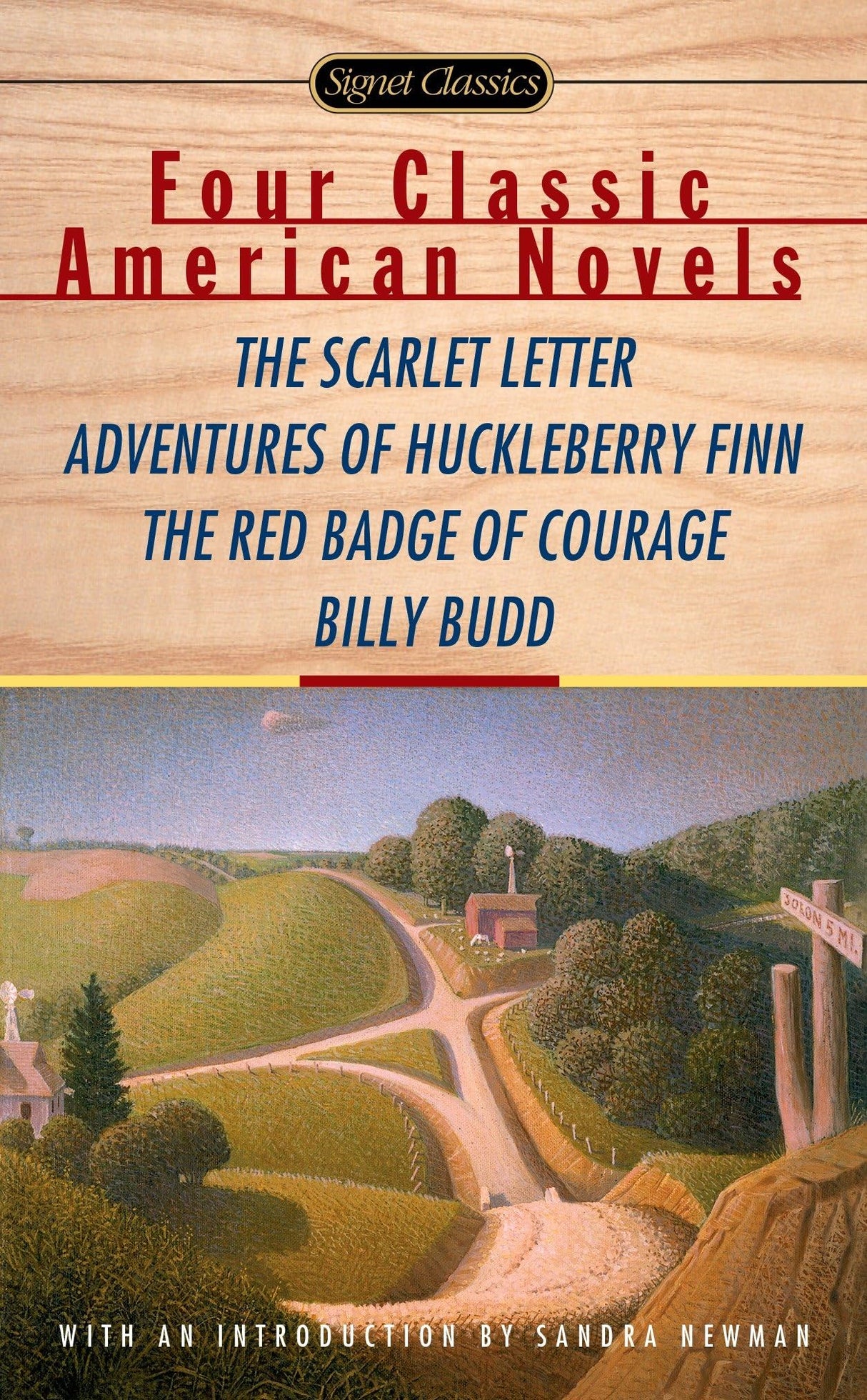 Four Classic American Novels: The Scarlet Letter, Adventures of Huckleberry Finn, The RedBadge Of Courage, Billy Budd - Retail Maharaj