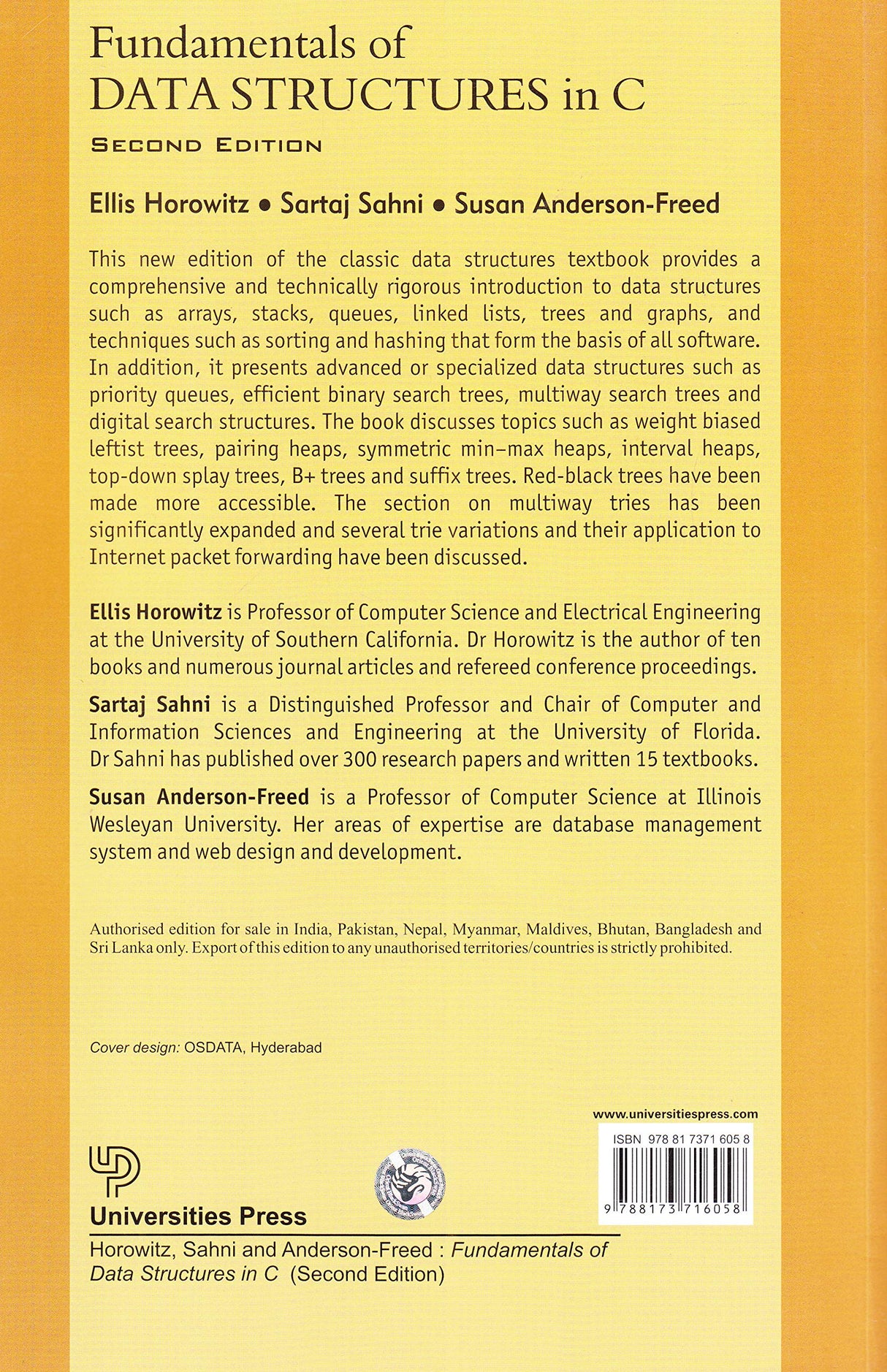 Fundamentals of Data Structures in C (Second Edition) - Retail Maharaj