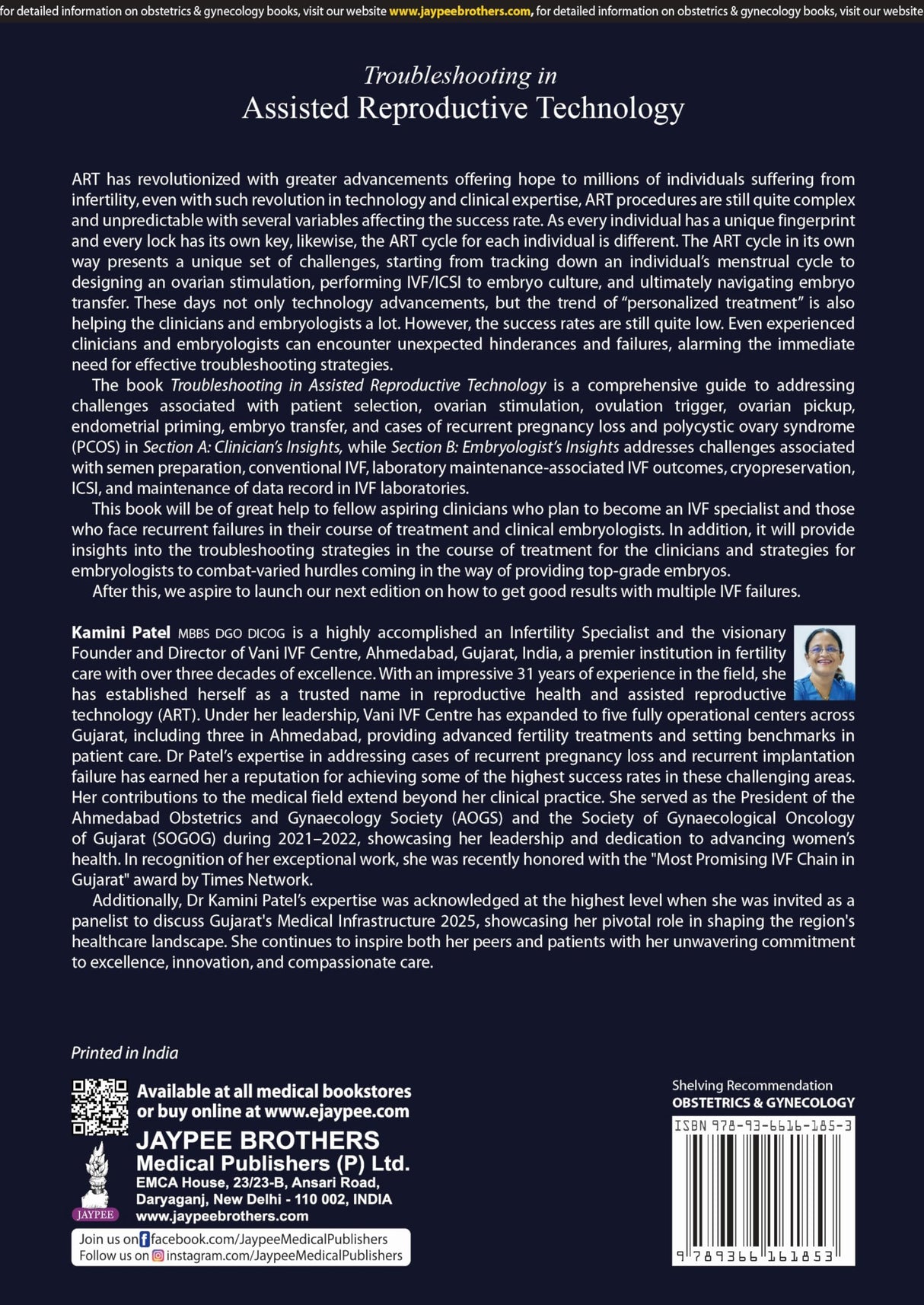 TROUBLESHOOTING IN ASSISTED REPRODUCTIVE TECHNOLOGY - Retail Maharaj