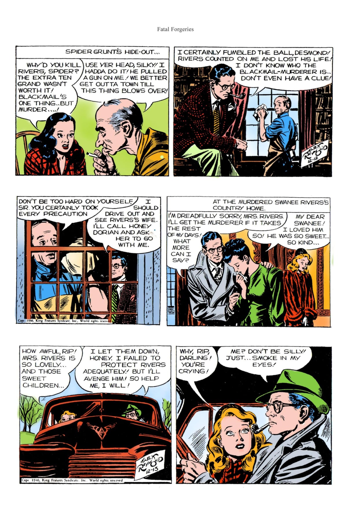 Fatal Forgeries: RIP Kirby - The First Modern Detective | Illustrated Comic Book - Retail Maharaj