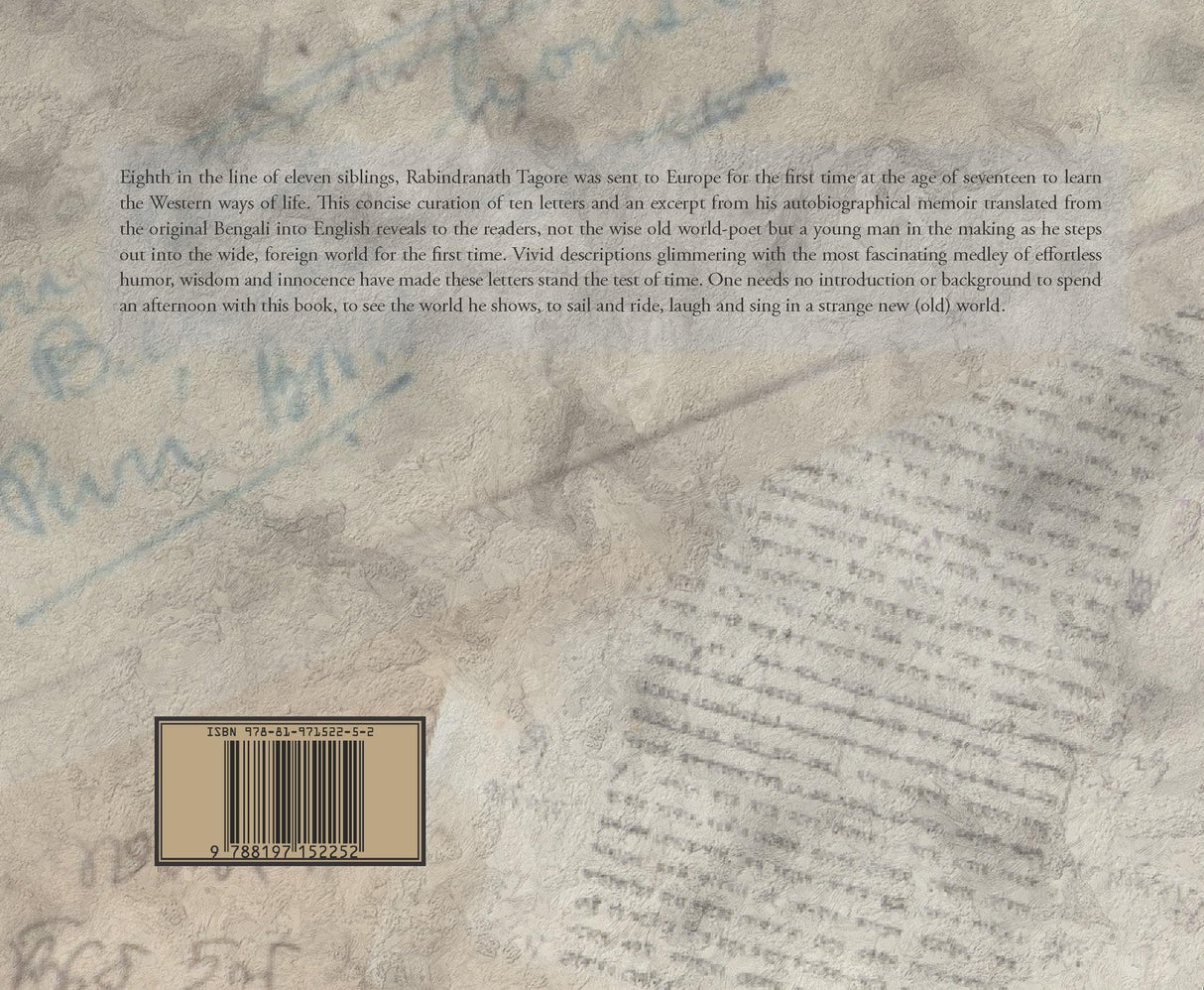 Memoirs and Letters | Volume I: Letters from Europe, 1879-1880 | Rabindranath Tagore | Translated from the Bengali by Manjira Dasgupta | Published by Antonym Collections - Retail Maharaj