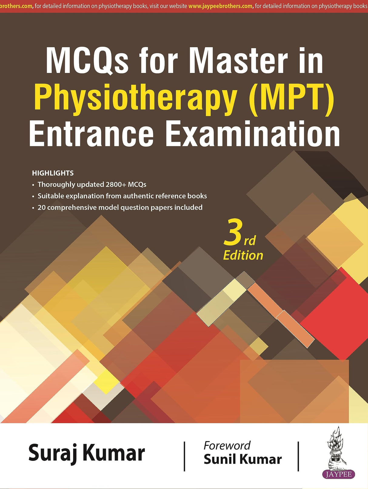 MCQs for Master in Physiotherapy (MPT) Entrance Examination - Retail Maharaj