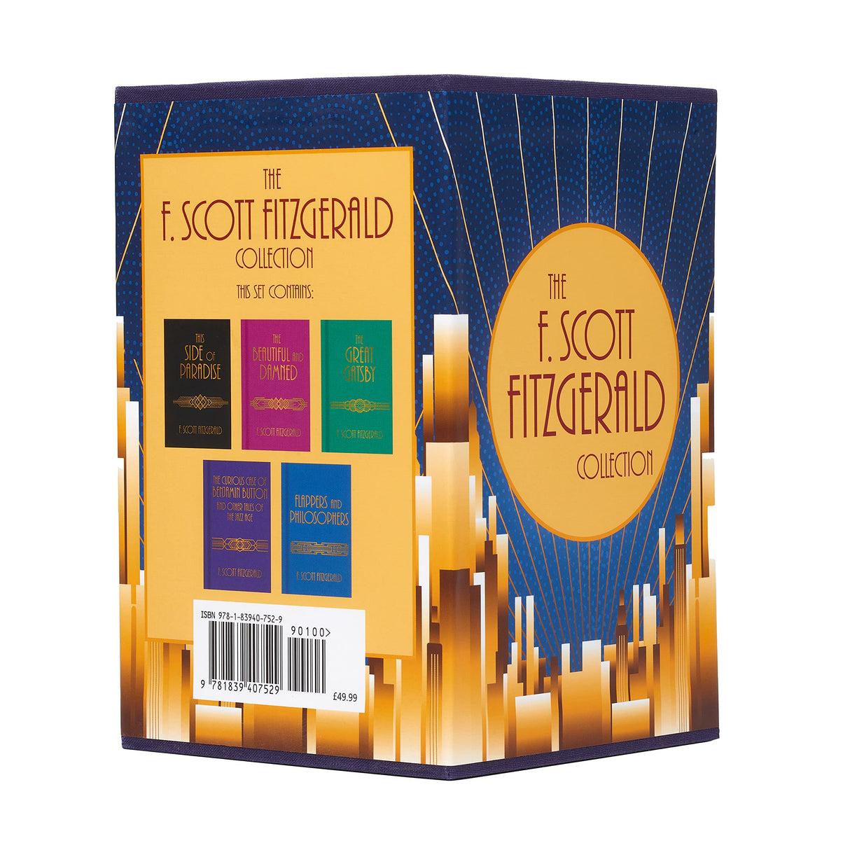 The F. Scott Fitzgerald Collection: Deluxe 5-Book Hardback Boxed Set (Arcturus Collector's Classics) - Retail Maharaj