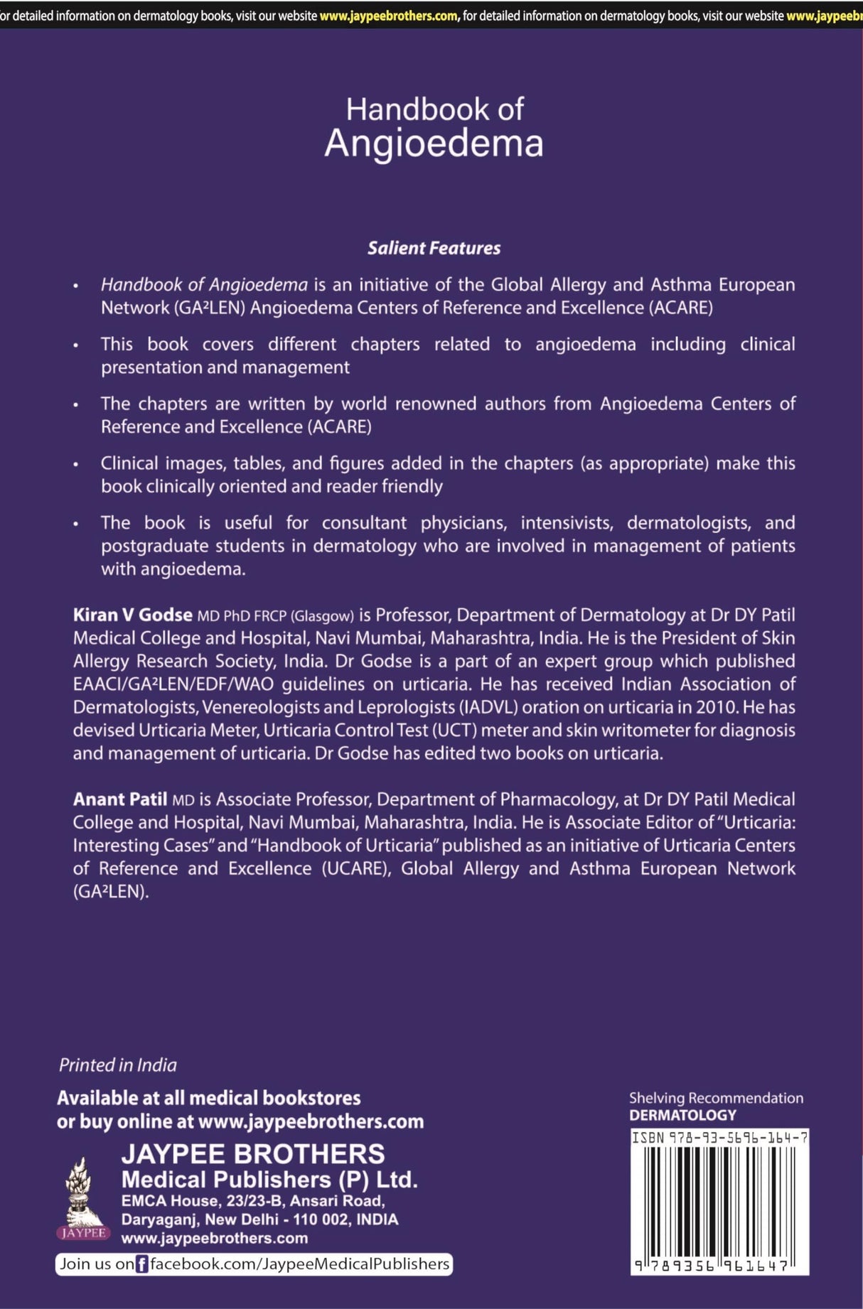 Handbook of Angioedema - Retail Maharaj