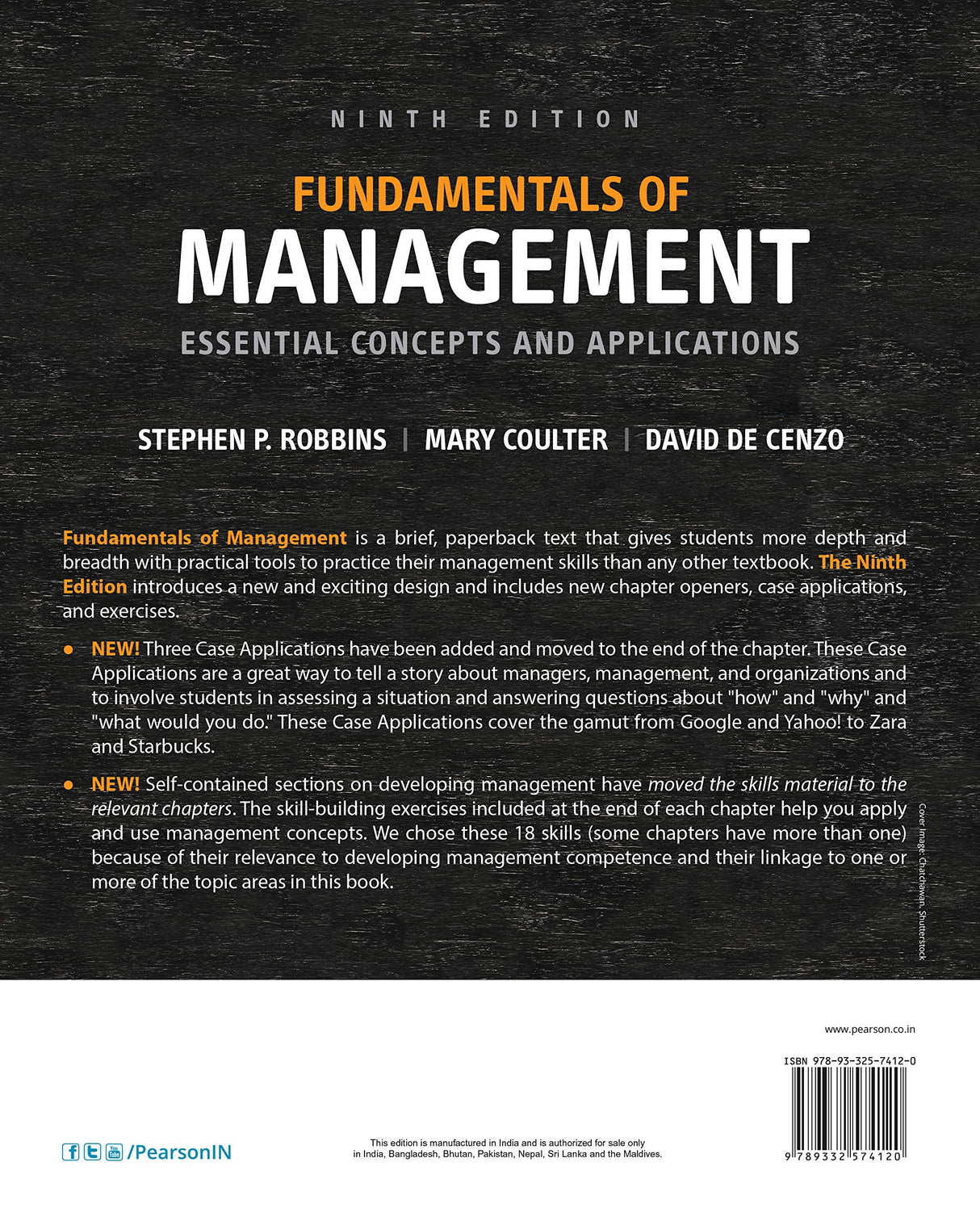 FUNDAMENTALS OF MANAGEMENT: ESSENTIAL CONCEPTS AND APPLICATIONS, 9TH EDN - Retail Maharaj