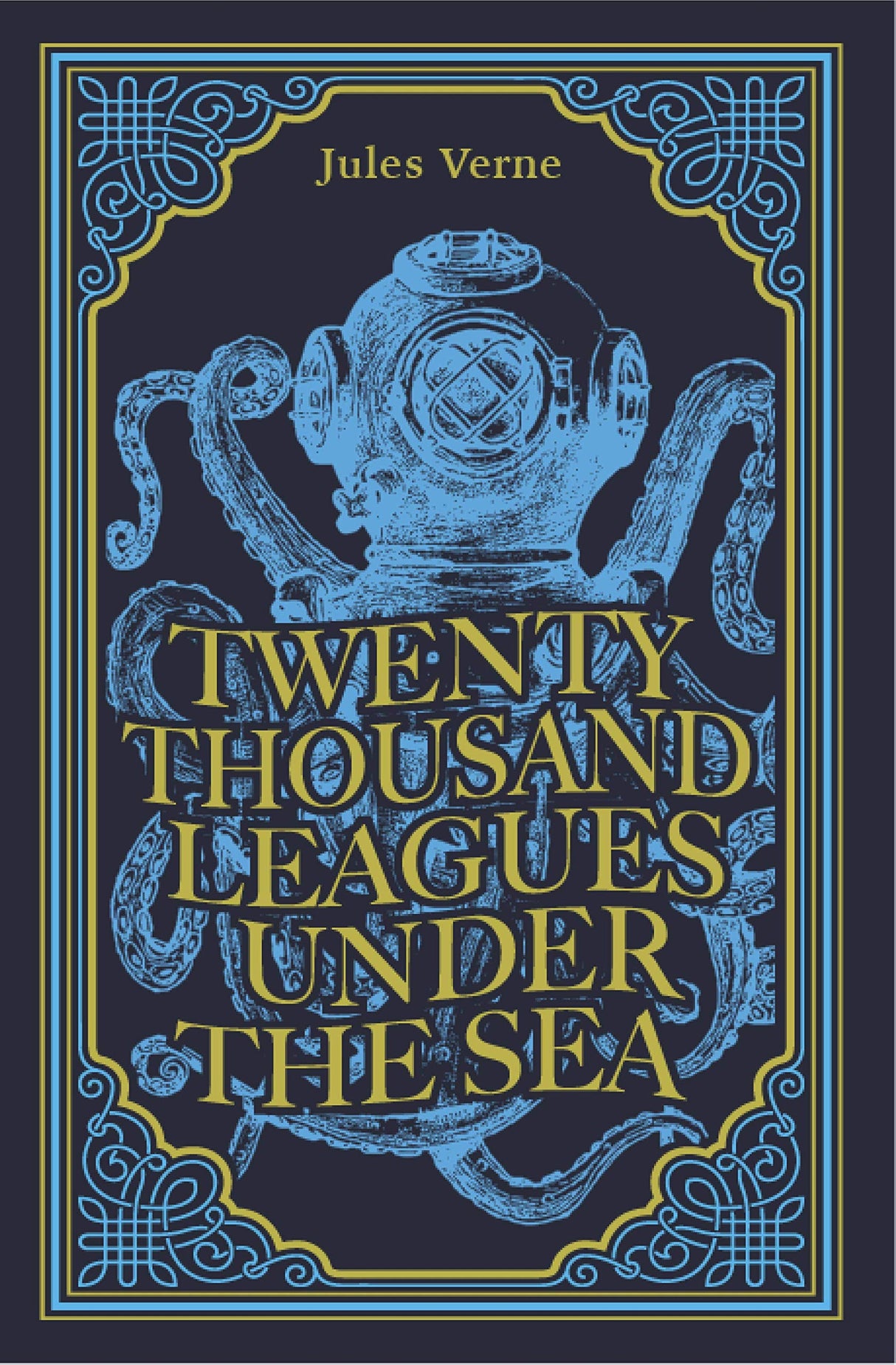 Twenty Thousand Leagues Under the Sea, Jules Verne Classic Novel, (Captain Nemo, Ocean Adventure Tale), Ribbon Page Marker, Perfect for Gifting - Retail Maharaj