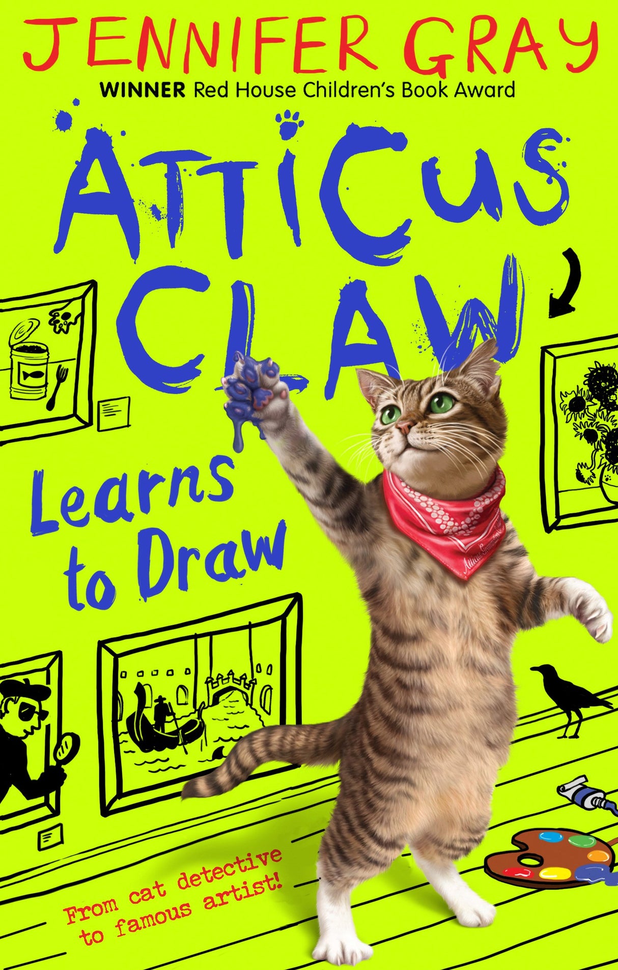 Atticus Claw Learns to Draw - Retail Maharaj