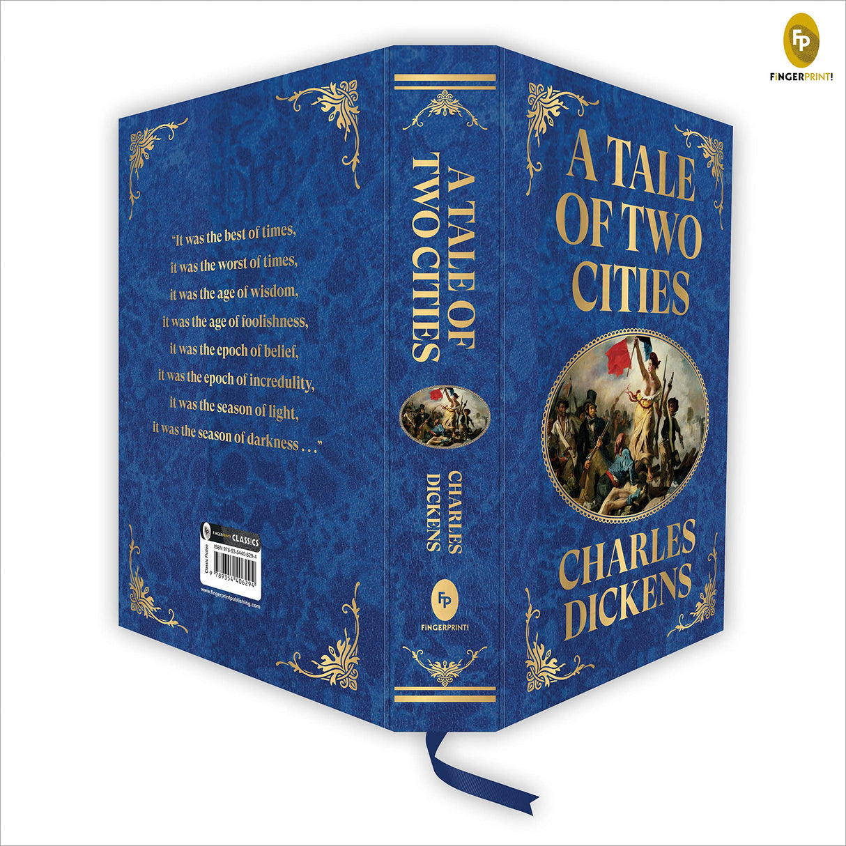 A Tale of Two Cities by Charles Dickens (Deluxe Hardbound Edition) – Classic Historical Literature| French Revolution| Explores Themes of Redemption and Oppression - Retail Maharaj
