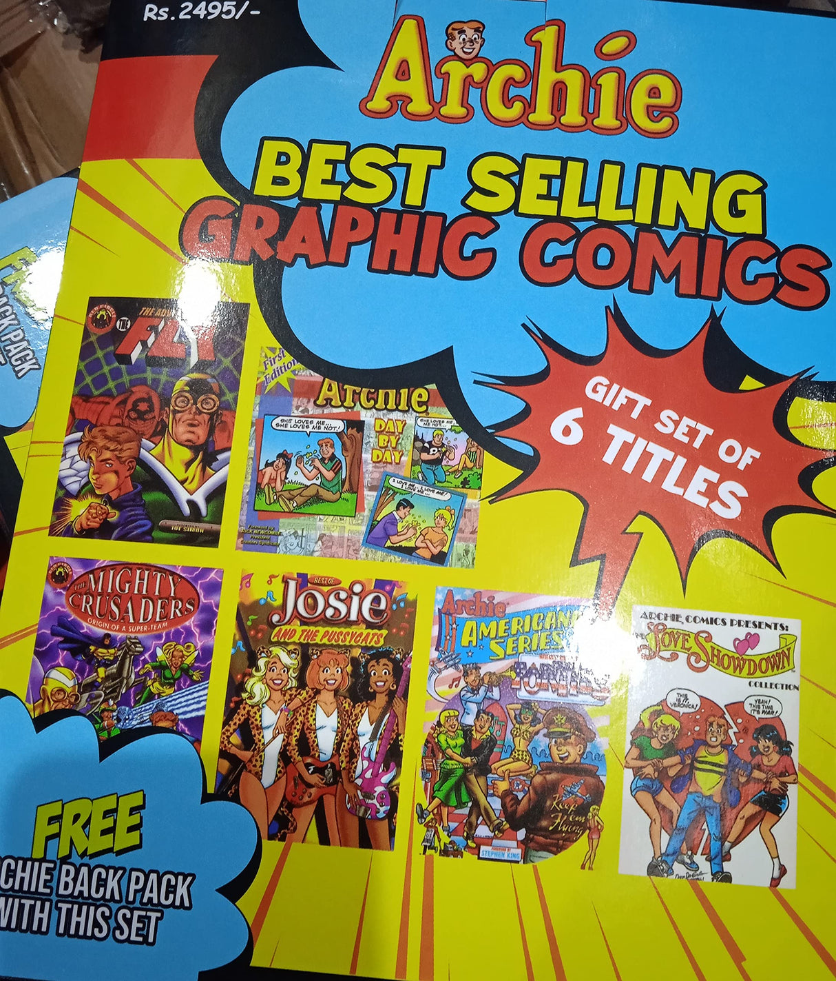 ARCHIE BEST SELLING GRAPHIC COMICS 6 Titls Gift Set - Retail Maharaj