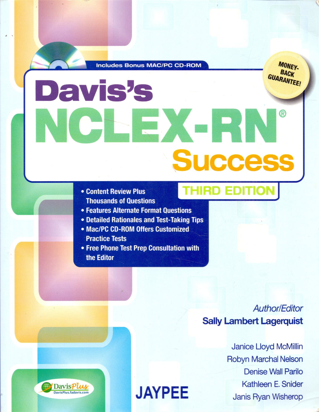 DAVIS'S NCLEX-RN SUCCESS INCLUDES BONUS MAC/PC CD-ROM - Retail Maharaj