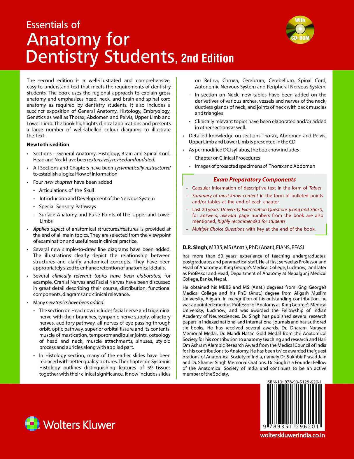 Essentials of Anatomy for Dentistry Students, 2ed - Retail Maharaj