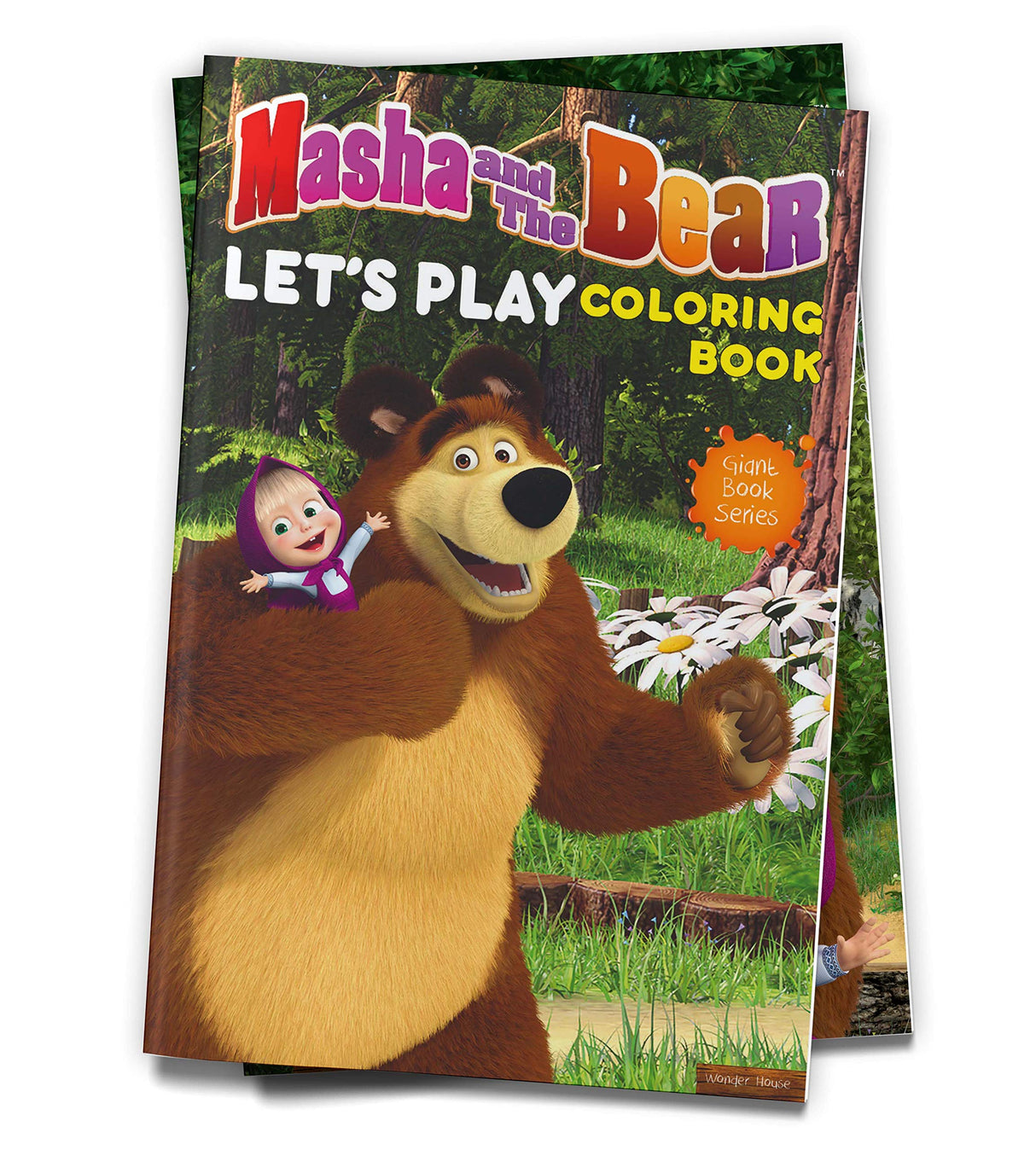 Masha And The Bear - Let's Play: Giant Coloring Book For Kids - Retail Maharaj