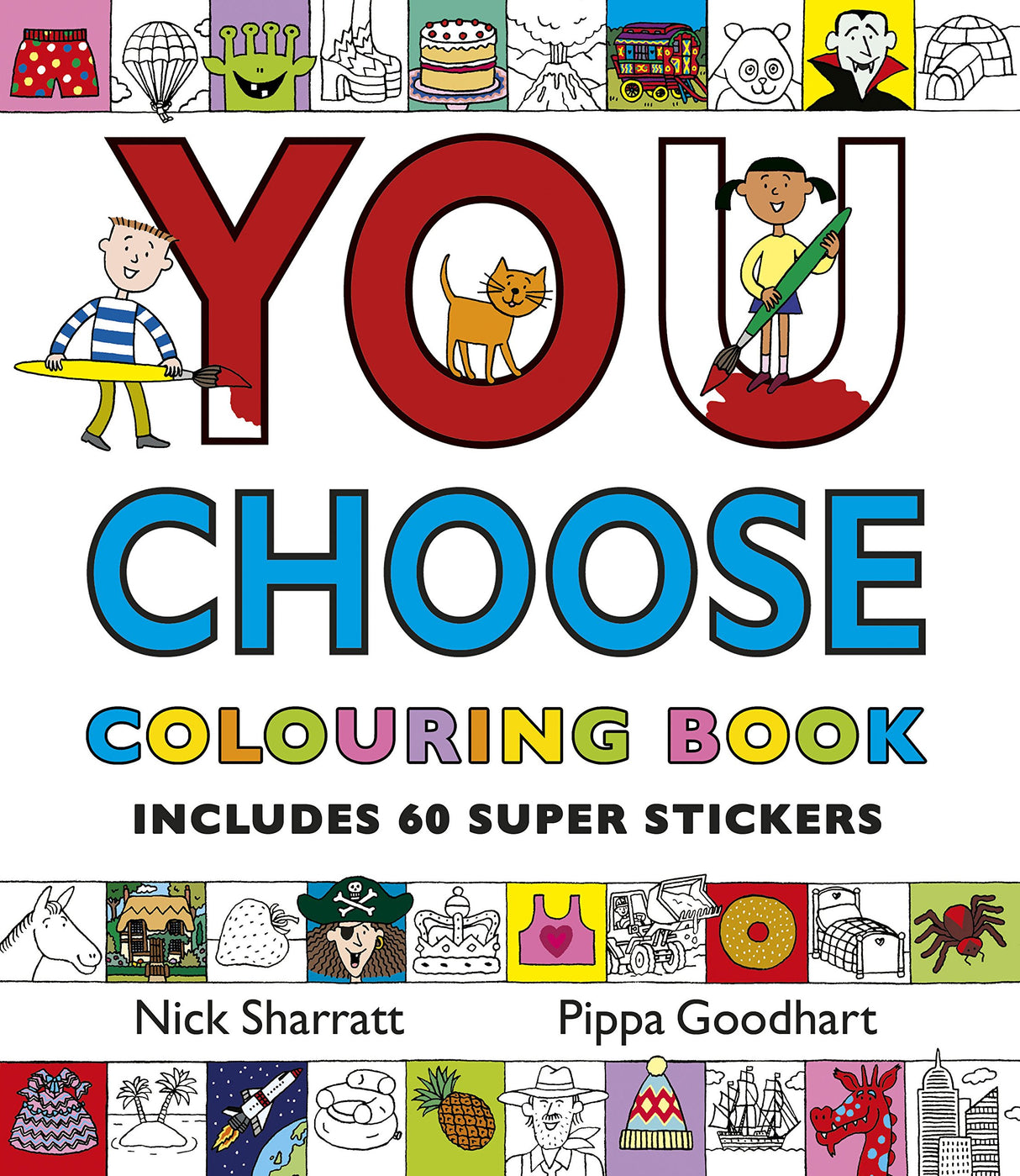 You Choose: Colouring Book with Stickers: A new story every time – what will YOU choose? - Retail Maharaj