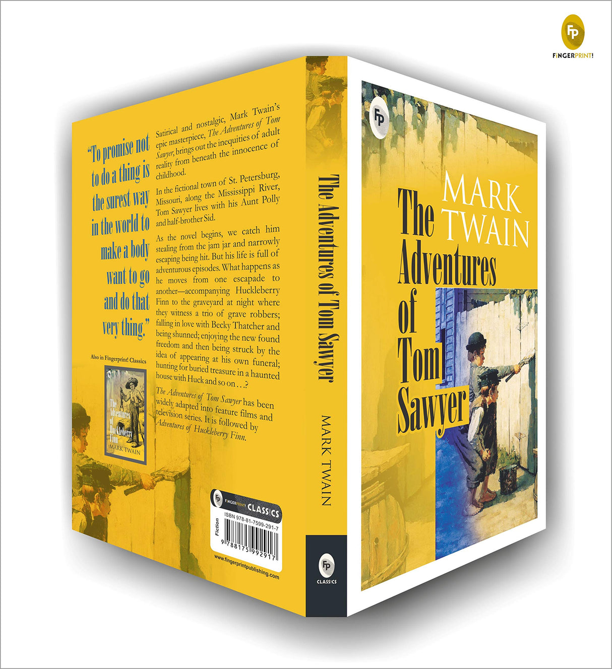 The Adventures of Tom Sawyer by Mark Twain: Classic American Literature | Tom Sawyer's Mischievous Exploits | Childhood Freedom | | Timeless Coming-of-Age Tale | Southern Charm | Endearing Characters | Nostalgic Americana - Retail Maharaj