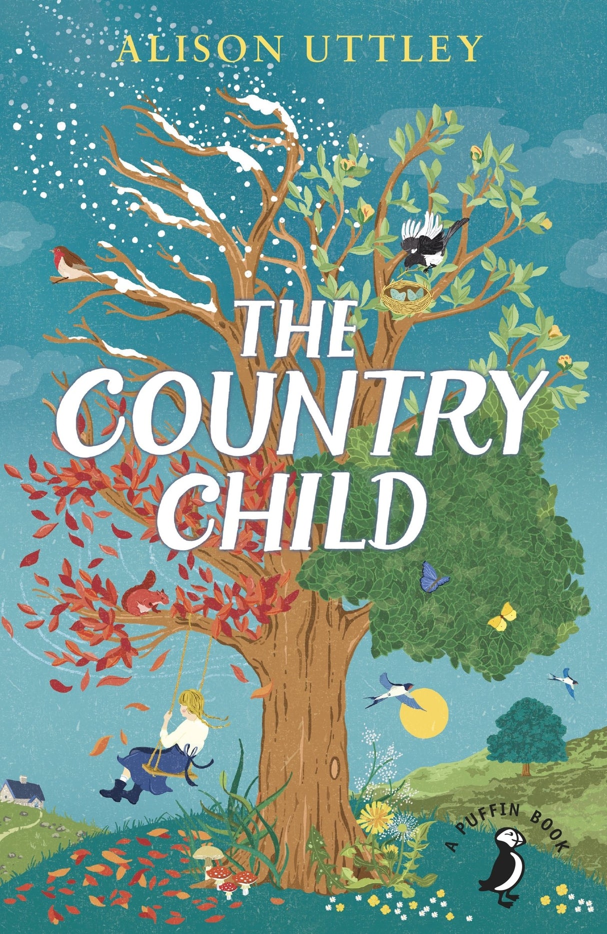 The Country Child (A Puffin Book) Uttley, Alison and Tunnicliffe, C. F. - Retail Maharaj