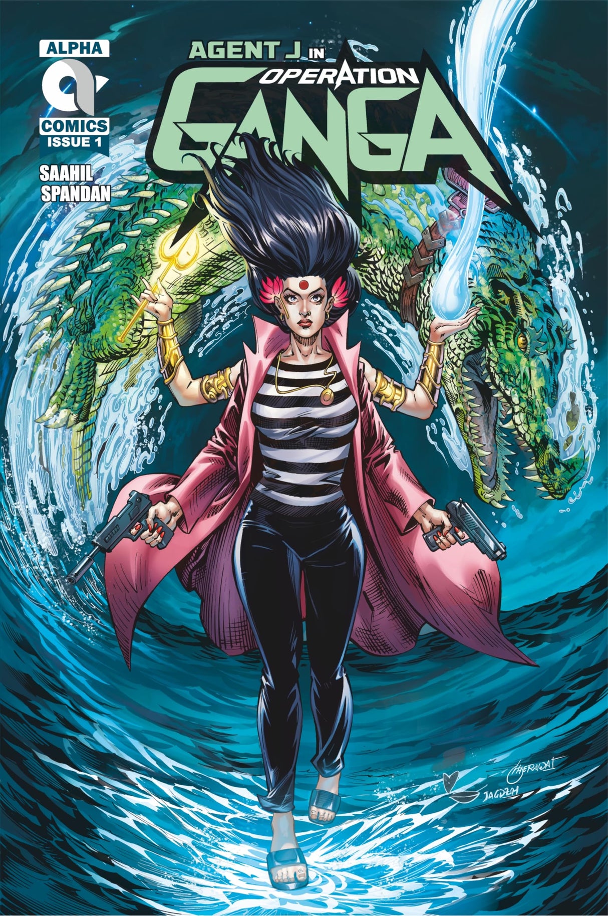 Alpha Comics | Agent J In Operation Ganga | Issue 1 | New Release | English | Paperback - Retail Maharaj