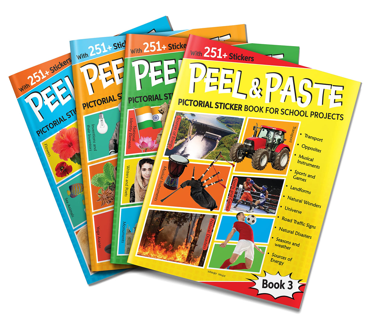 Peel & Paste - Pictorial Sticker Book For School Projects - Book 3 - Retail Maharaj