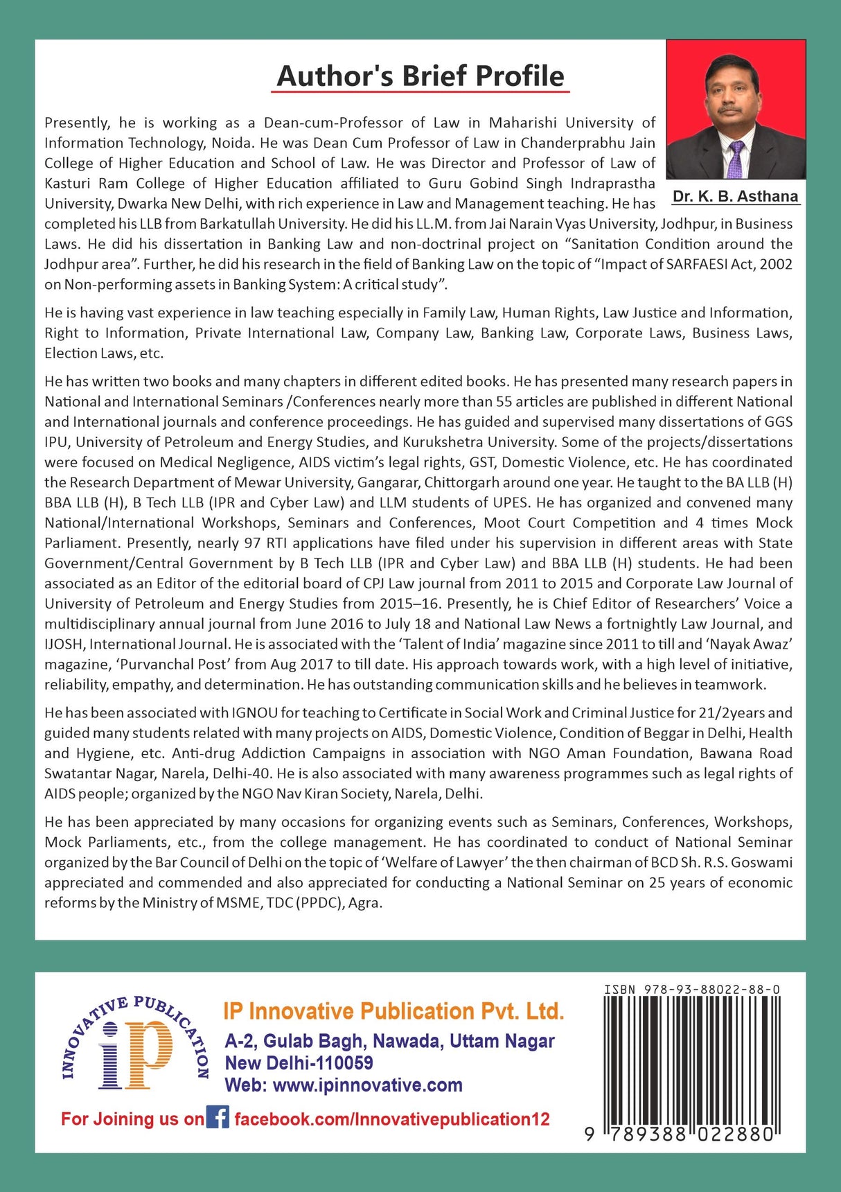 The SARFAESI Act, 2002 and Indian Banking System (First Edition, 2021) - Retail Maharaj