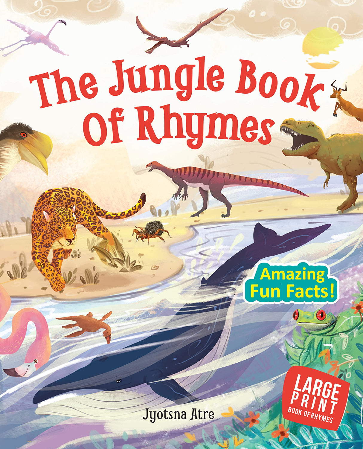 Jungle Books of Rhymes for Children: Fun & Engaging Animal Rhymes for Kids | Joyful Rhymes Featuring Tigers, Monkeys, Elephants & More | Classic & New Jungle-Themed Poems | Rhyming Tales of Friendship | Joyful Bedtime Reading - Large Print - Retail Maharaj