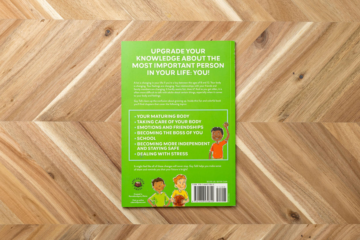 Guy Talk: The Ultimate Boy's Body Book With Stuff Guys Need to Know While Growing Up Great! - Retail Maharaj