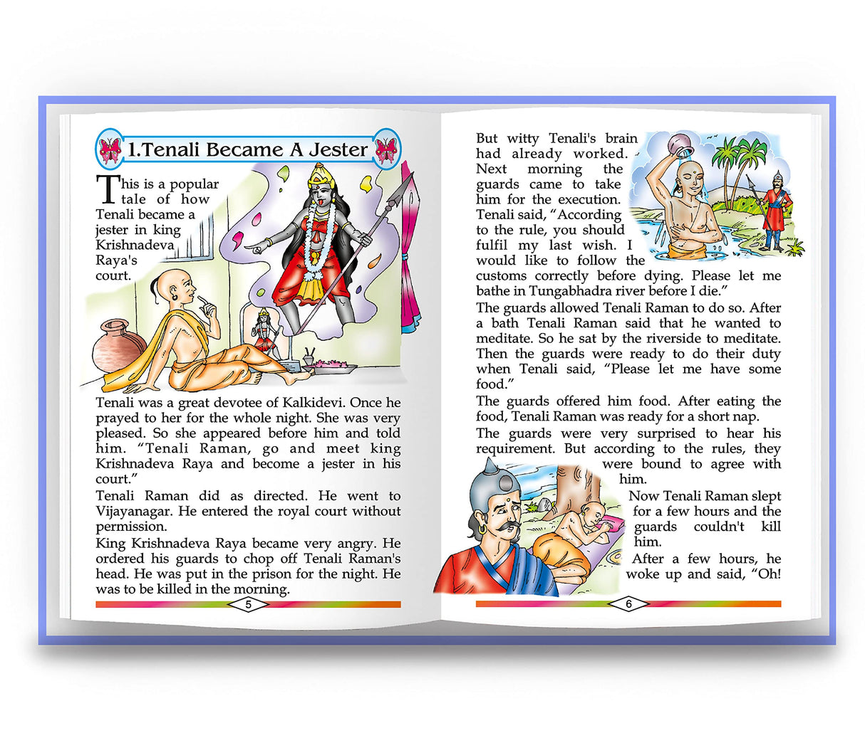 Famous Tales of Tenali Raman (English) Witty Stories for Children - Retail Maharaj