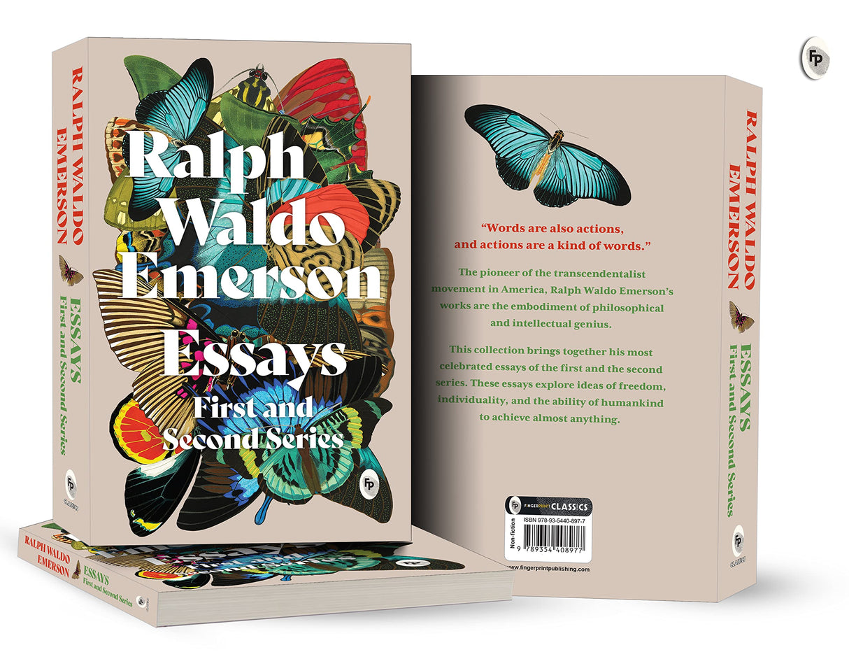 Essays: First and Second Series by Ralph Waldo Emerson – English | Philosophy of Religion, Nature & Soul | Book on Ideas of Individualism/ Self-Reliance/Freedom | Revolutionary Movement in America - Retail Maharaj
