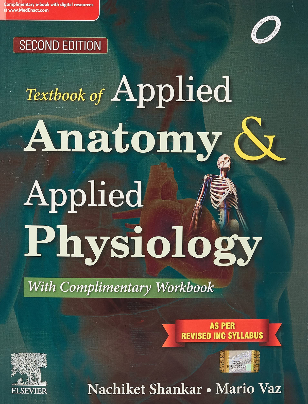 Textbook & Workbook of Applied Anatomy and Applied Physiology, 2e - Retail Maharaj
