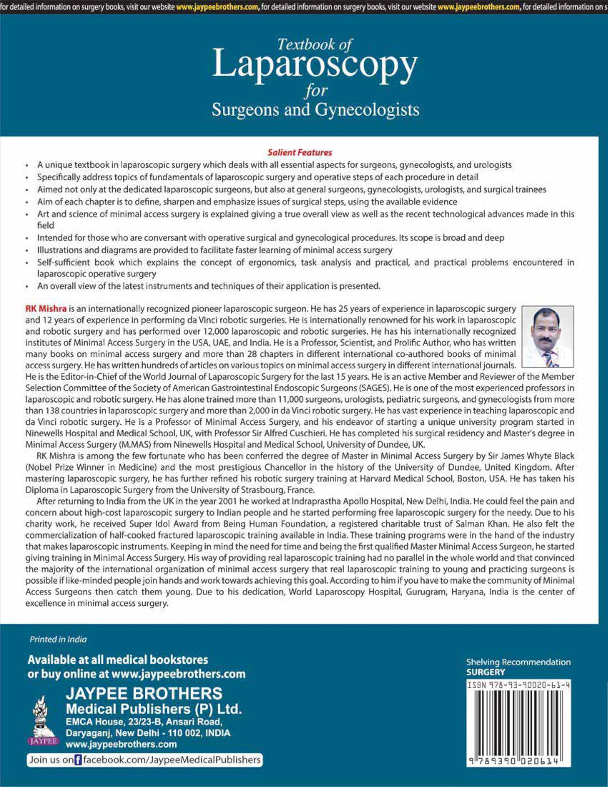 Textbook of Laparoscopy for Surgeons and Gynecologists - Retail Maharaj