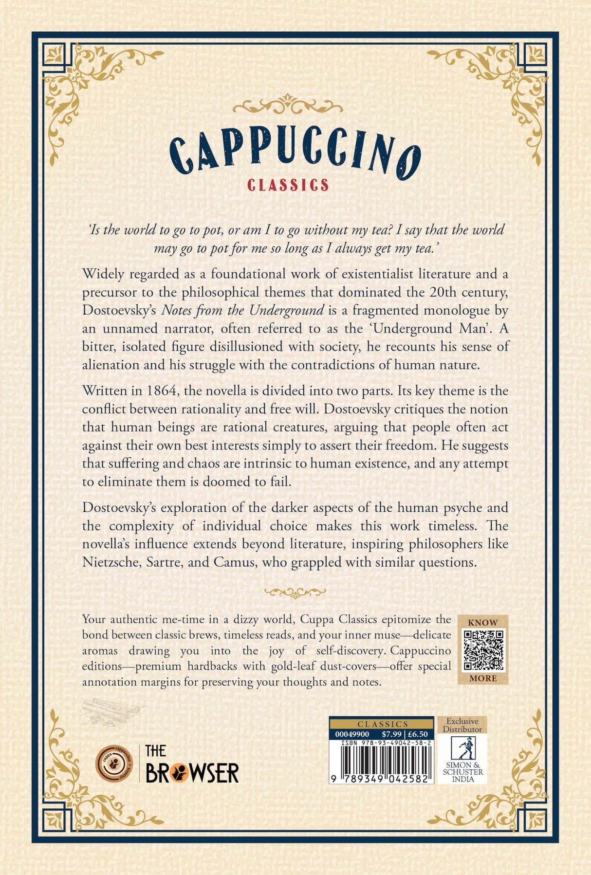 Notes from the Underground (Cappuccino Classics) - Retail Maharaj