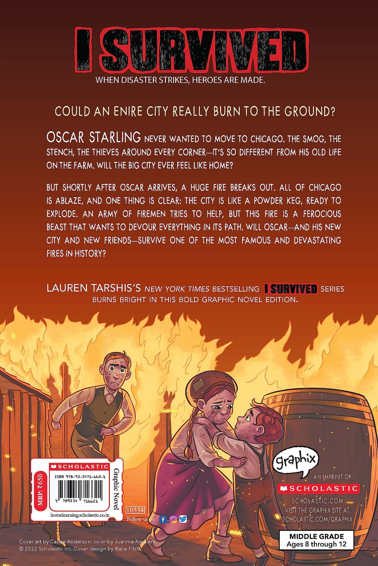 I Survived Graphic Novel #7: I Survived the Great Chicago Fire - Retail Maharaj