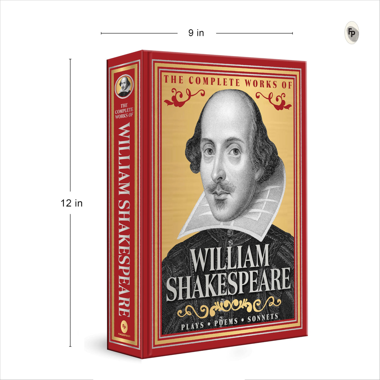 The Complete Works of William Shakespeare (Deluxe Hardbound Edition) (Fingerprint Classics) - Retail Maharaj