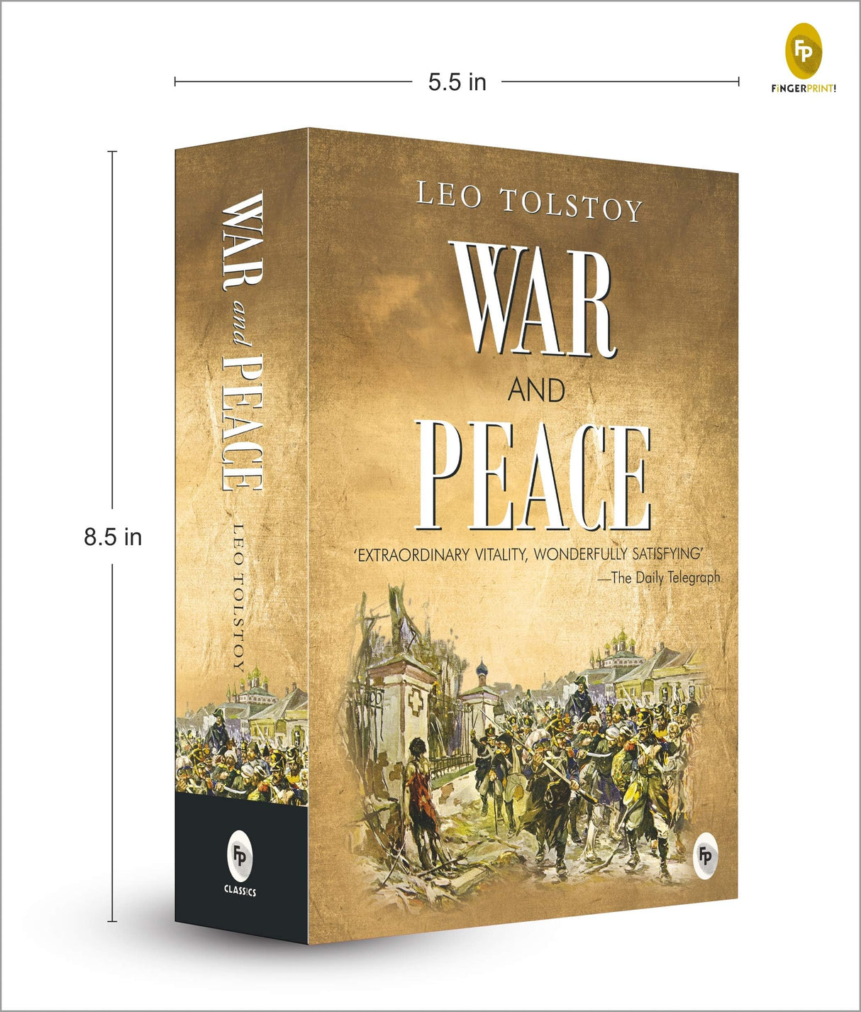 War And Peace by Leo Tolstoy - Russian Literature | Historical Fiction | Napoleonic Wars | Love and War | Tolstoy’s Exploration of Philosophical Themes | A Masterpiece on Cultural Significance | Literary Classics - Retail Maharaj
