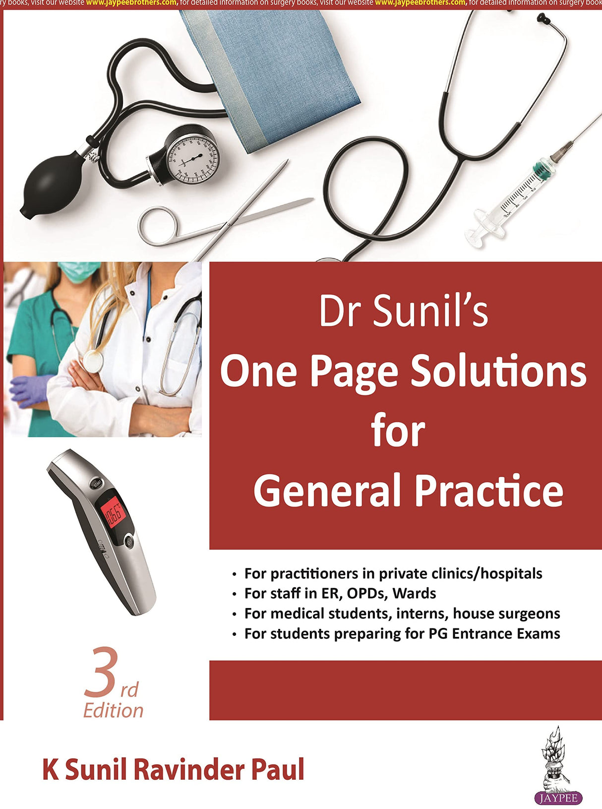 DR SUNIL’S ONE PAGE SOLUTIONS FOR GENERAL PRACTICE - Retail Maharaj
