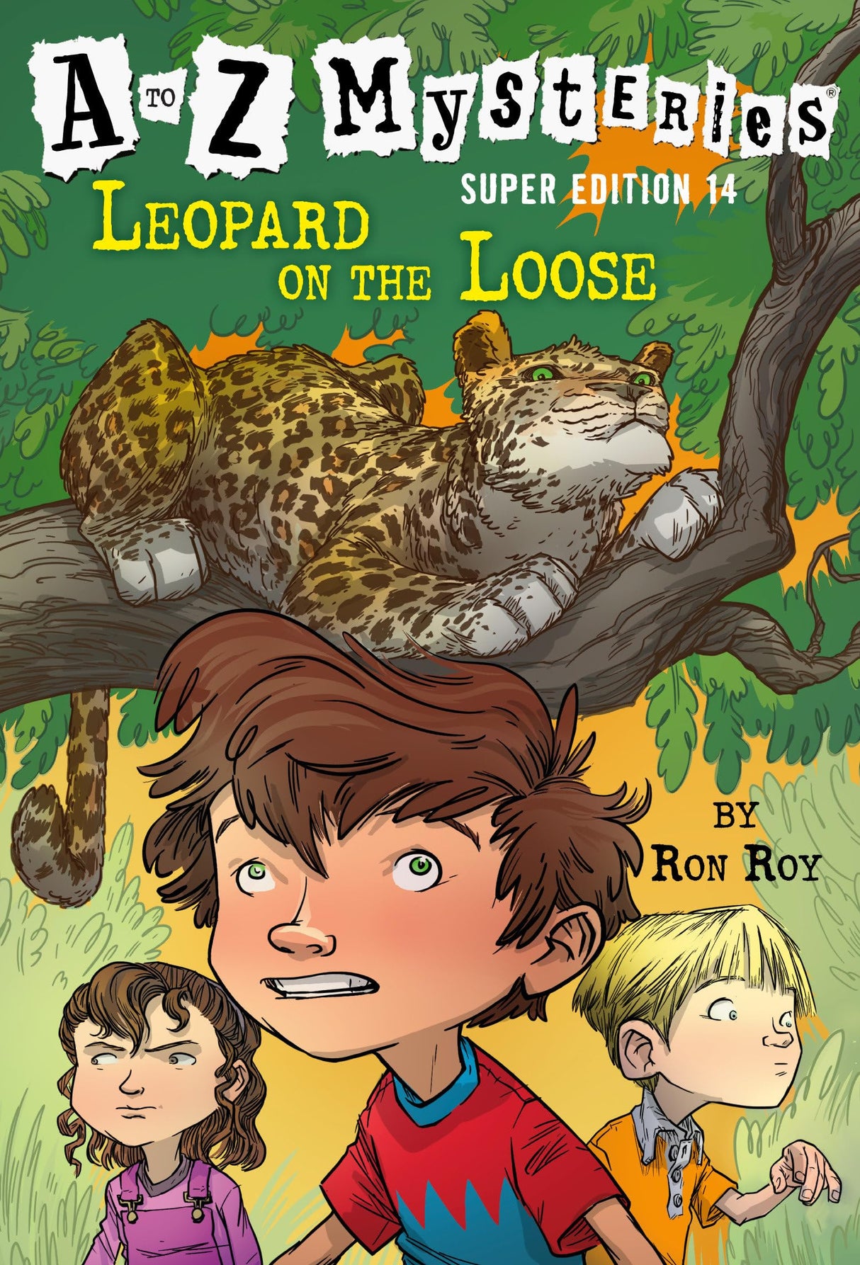 A to Z Mysteries Super Edition #14: Leopard on the Loose - Retail Maharaj