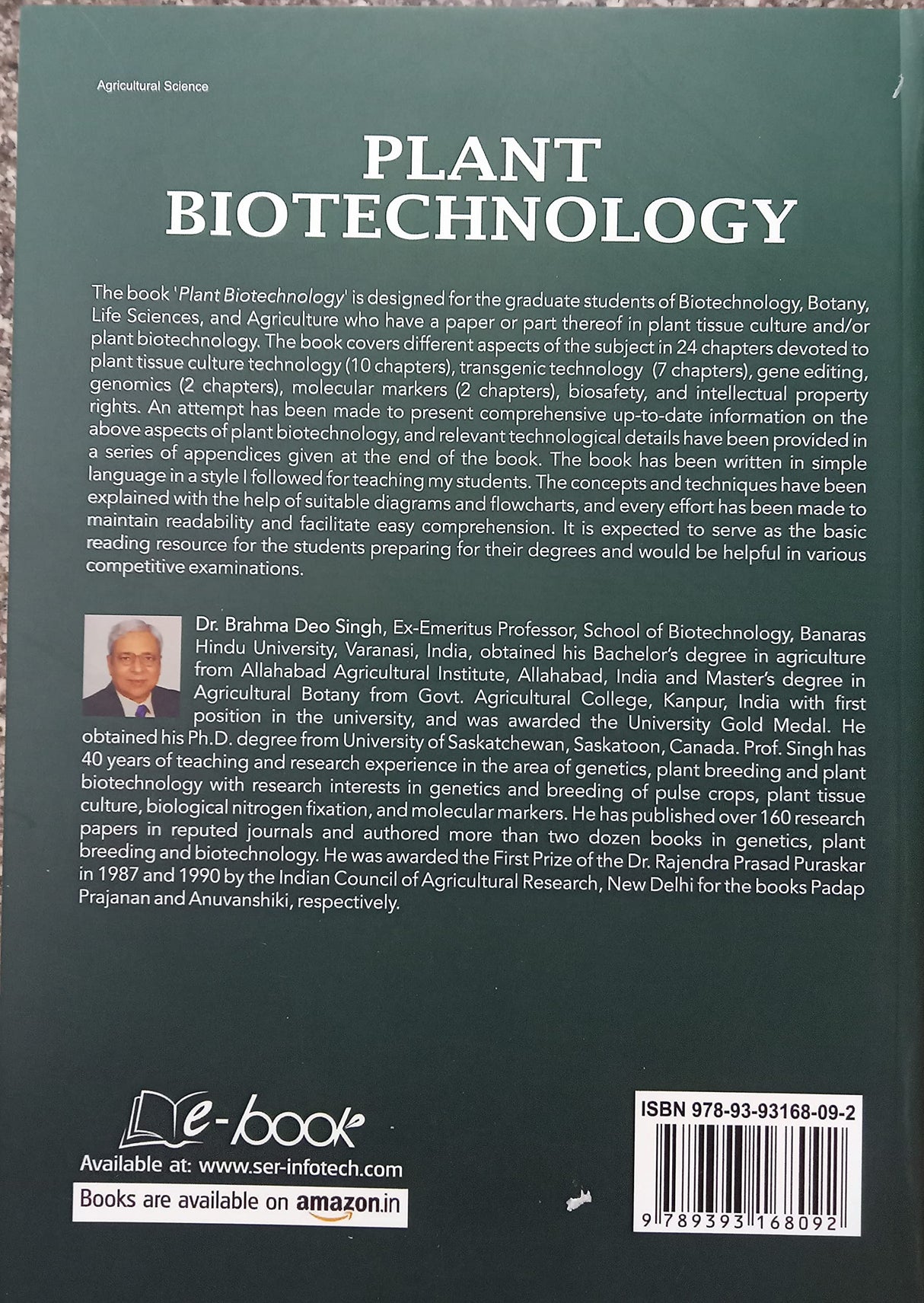 PLANT BIOTECHNOLOGY, 4TH EDITION - Retail Maharaj