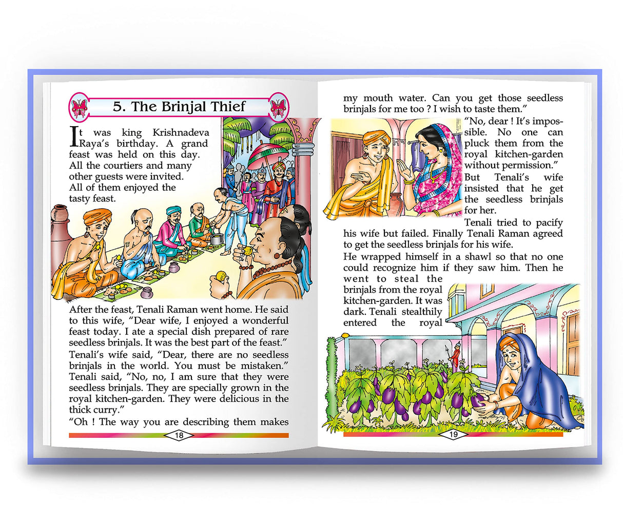 Famous Tales of Tenali Raman (English) Witty Stories for Children - Retail Maharaj
