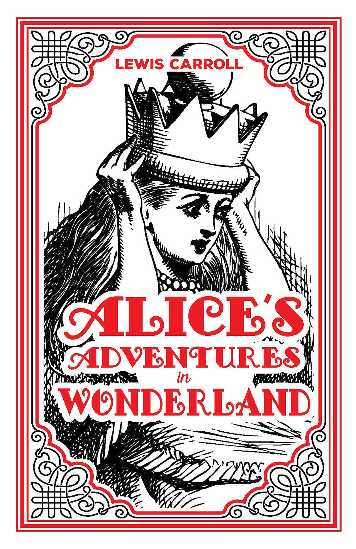 Alice's Adventures in Wonderland Lewis Carroll Classic Novel,(Down the Rabbit Hole-tale of Self Discovery and Curiosity), Ribbon Page Marker, Perfect for Gifting - Retail Maharaj