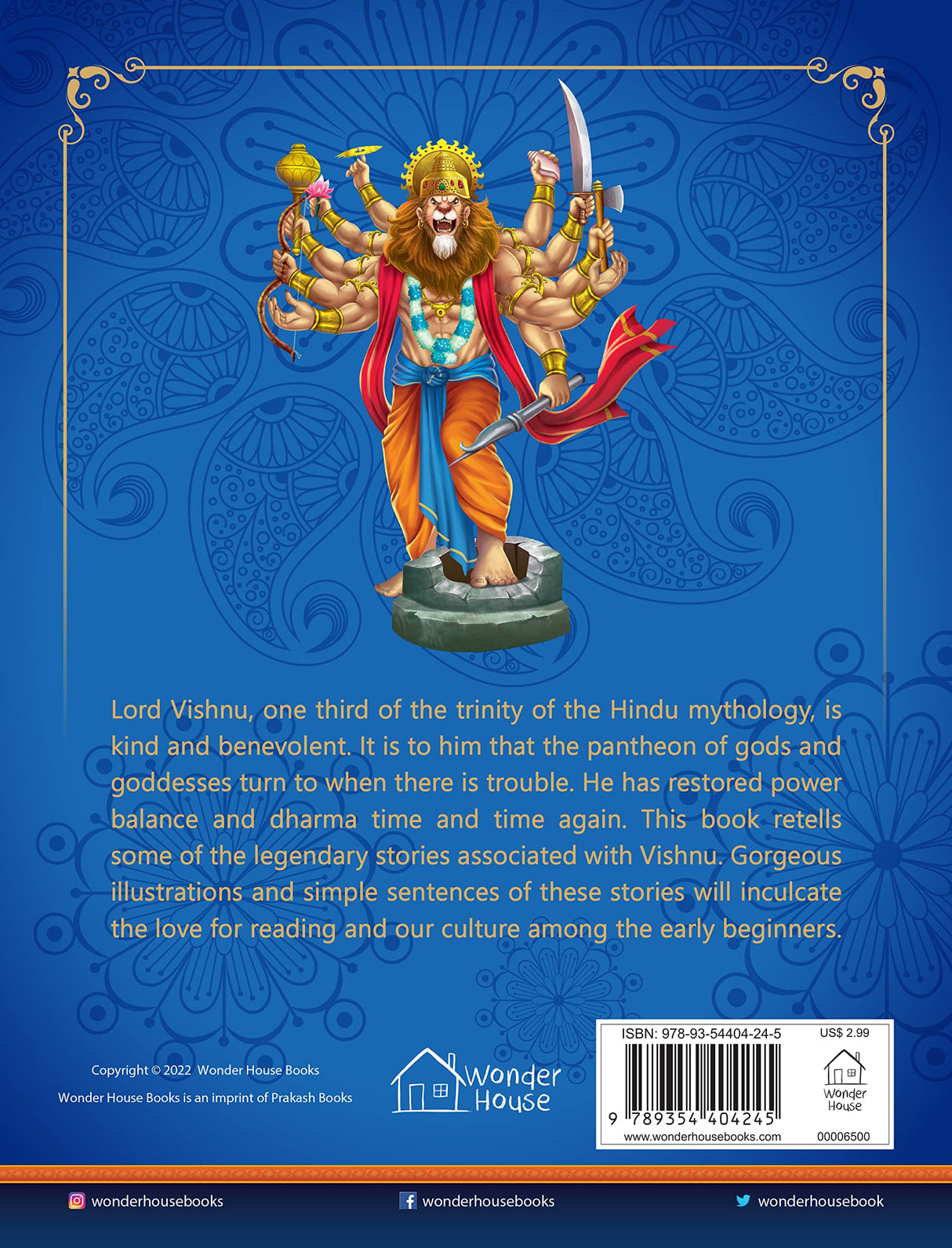 Avatars of Vishnu For Children: Tales from Indian Mythology - Retail Maharaj