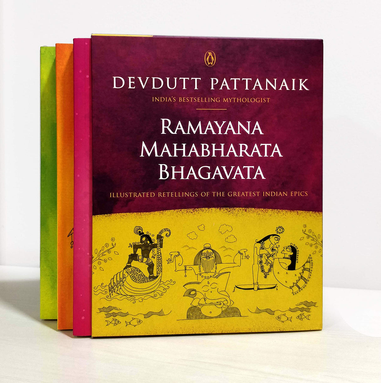 Ramayana,Mahabharata,Bhagavata:(Boxset) - Retail Maharaj