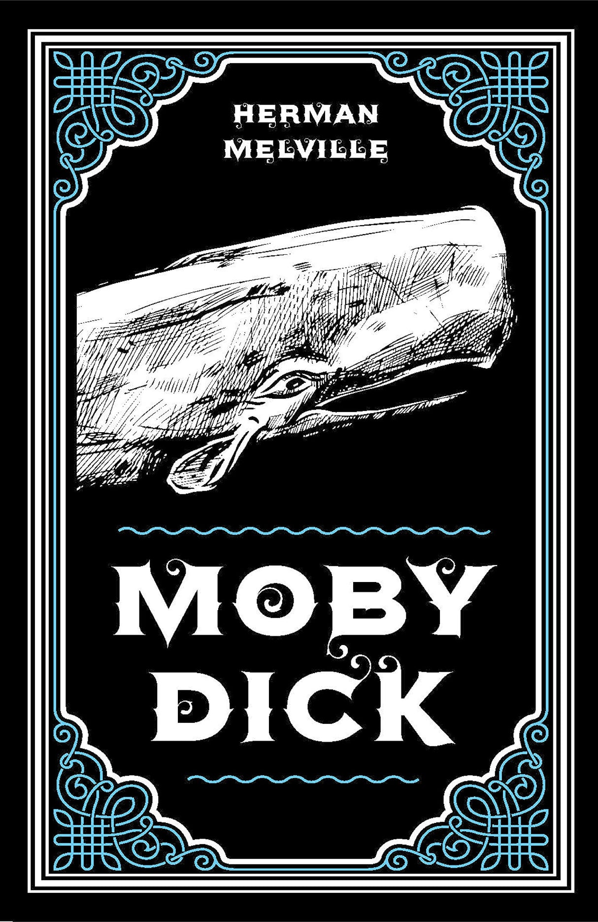 Moby Dick Herman Melville Classic Novel (Travel and Adventure, Captain Ahab, Whaling, Sailing and Fishing Tale), Ribbon Page Marker, Perfect for Gifting - Retail Maharaj