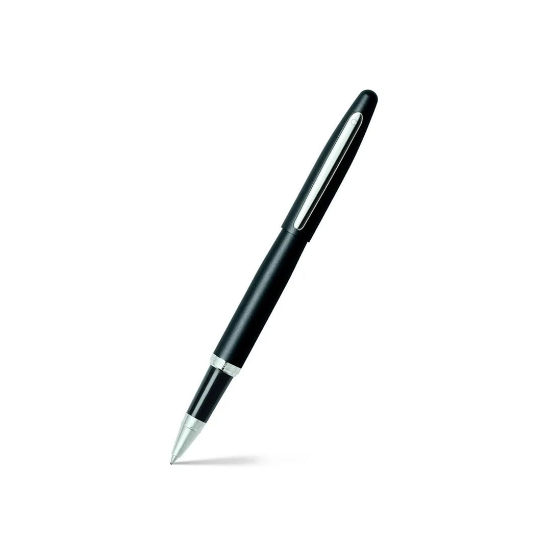 Sheaffer VFM Matte Black Rollerball Pen with Chrome Trim - Retail Maharaj