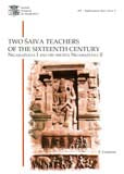 Two Saiva teachers of the sixteenth century: Nigamajnana I and his disciple Nigamajnana II - Retail Maharaj