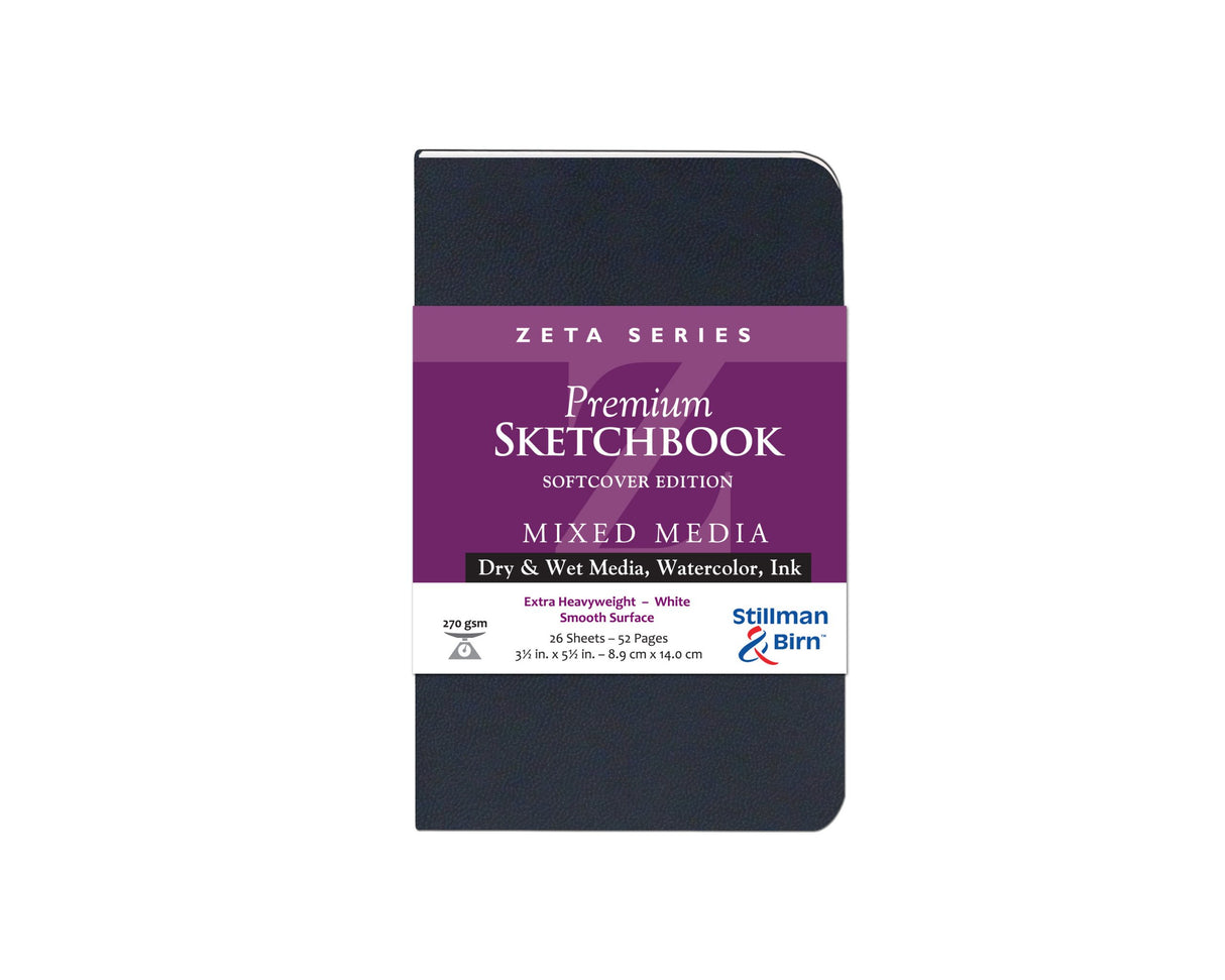 Stillman Birn Zeta Series Extra Heavyweight Smooth Paper Sketchbook Open Stock - Retail Maharaj