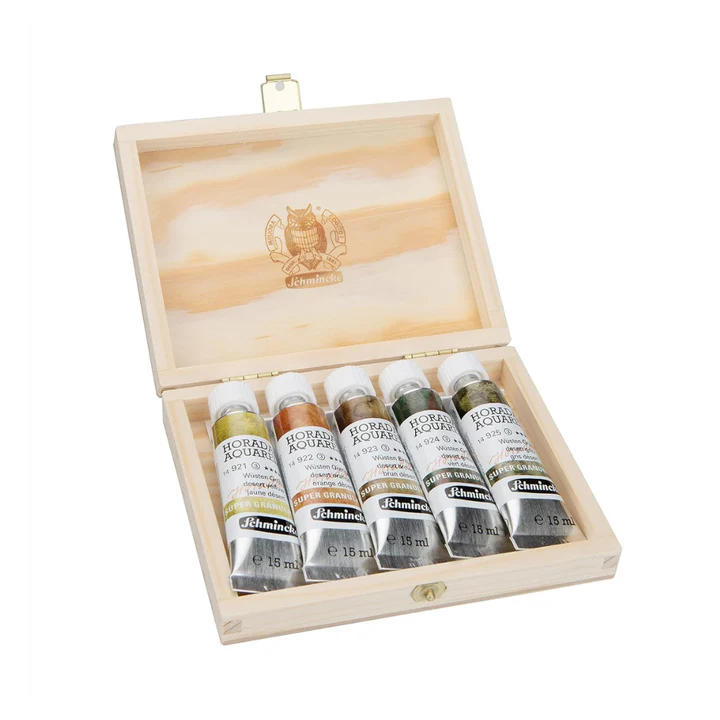 Schmincke Horadam Aquarell Super Granulation Set 5x15 ml (Desert) - Retail Maharaj