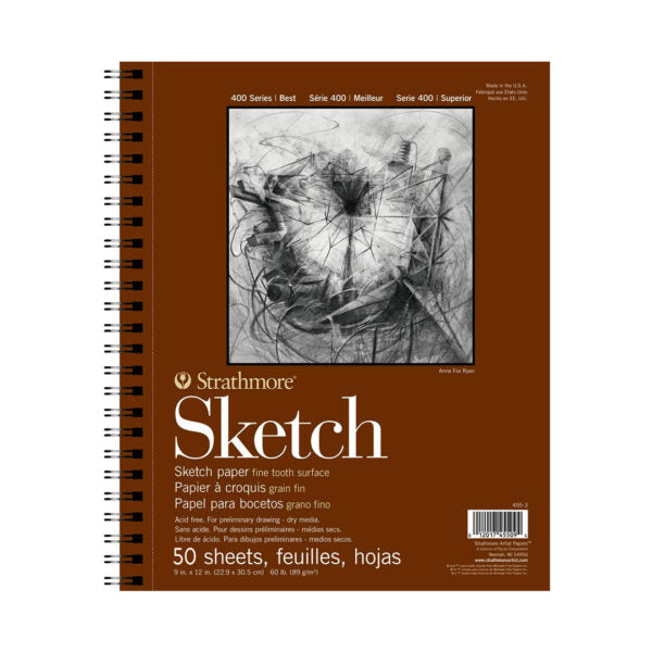 Strathmore 400 Series Sketch Paper Pad Wire Bound - Retail Maharaj