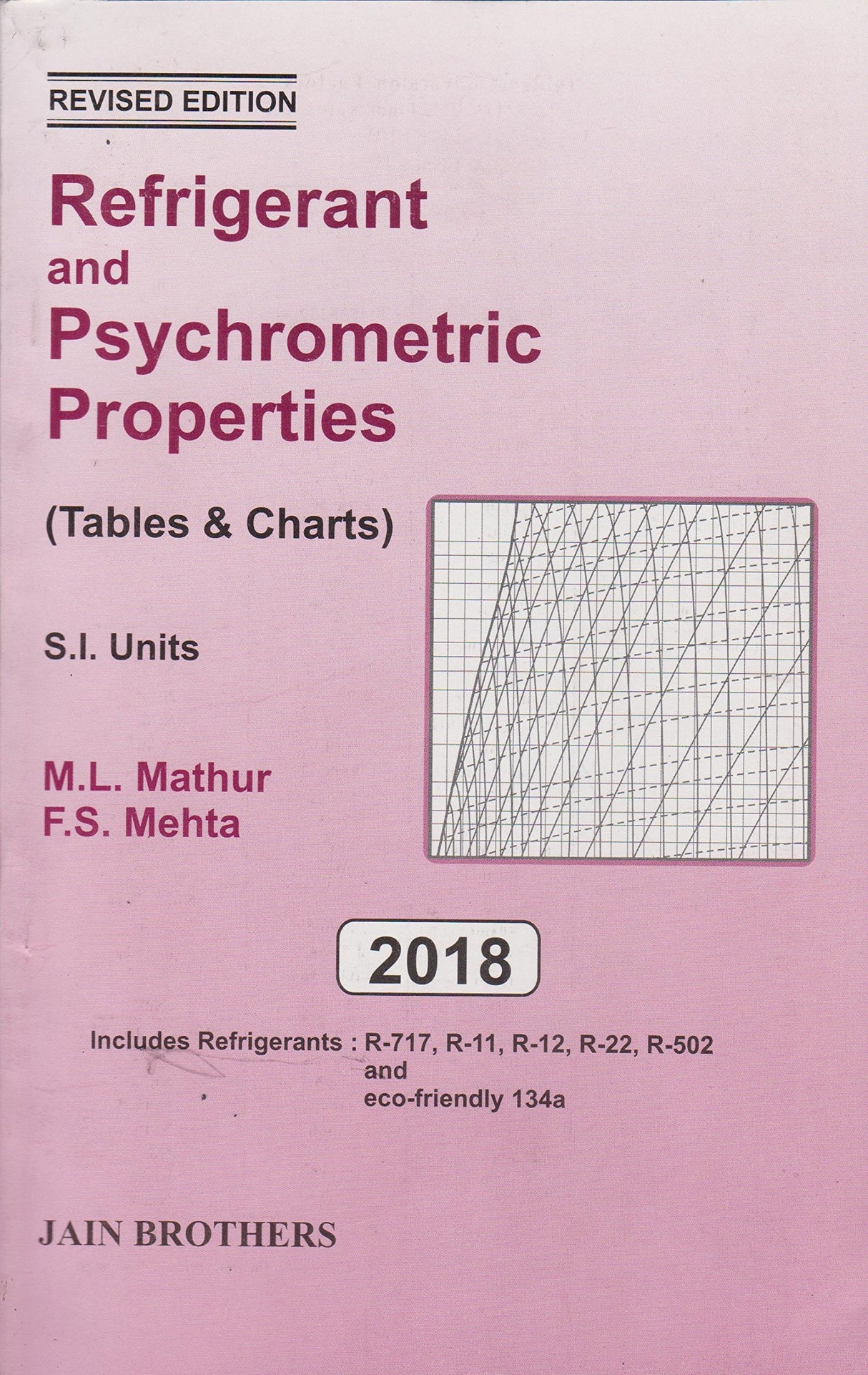 Refrigerant And Psychrometric Properties (Table & Charts), 1/E Pb - Retail Maharaj