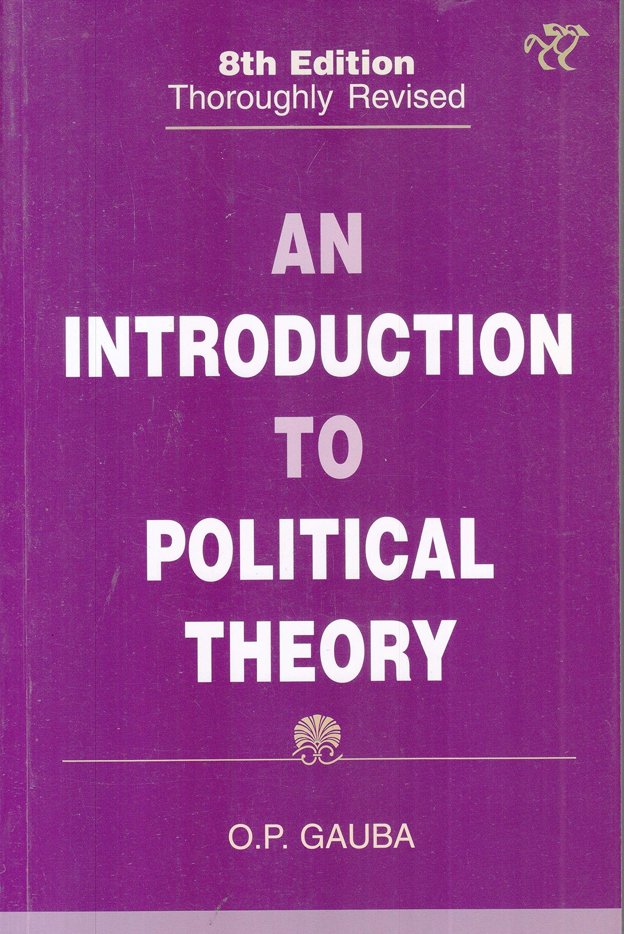 An Introduction to Political Theory - Retail Maharaj