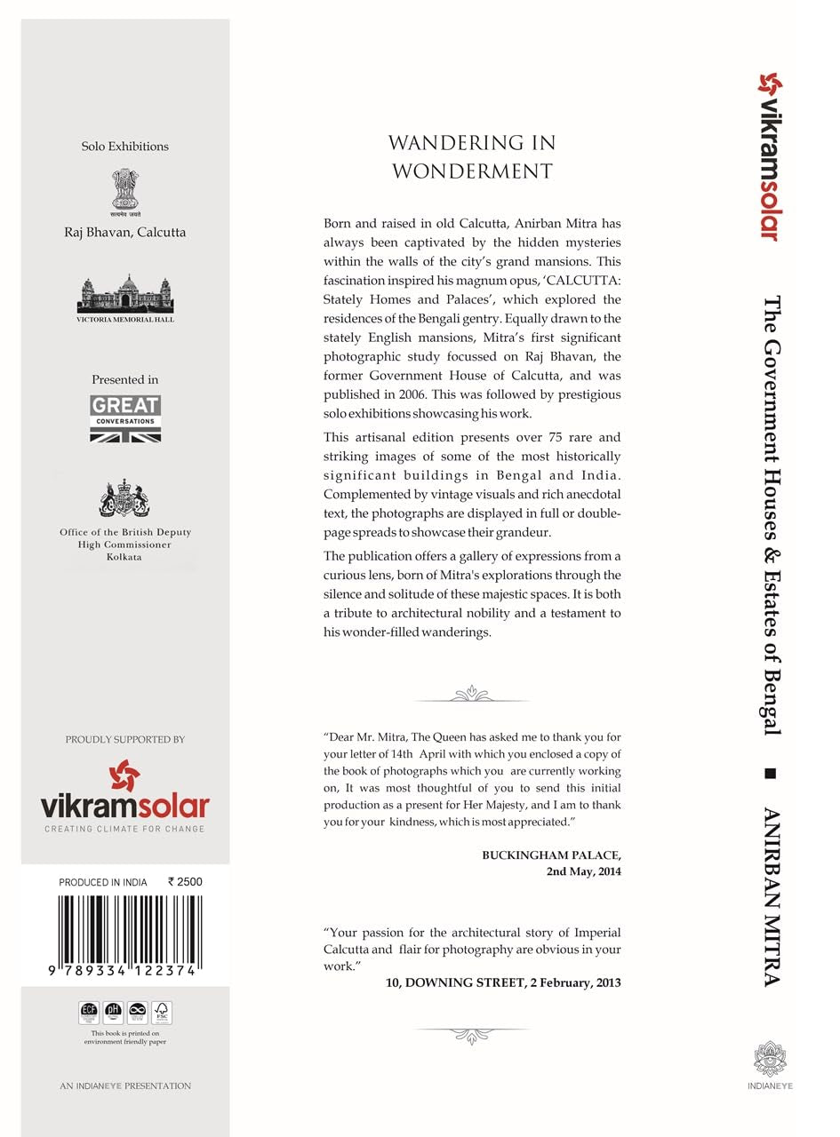 ECHOES OF GRANDEUR : The Government Houses and Estates of Bengal - Retail Maharaj